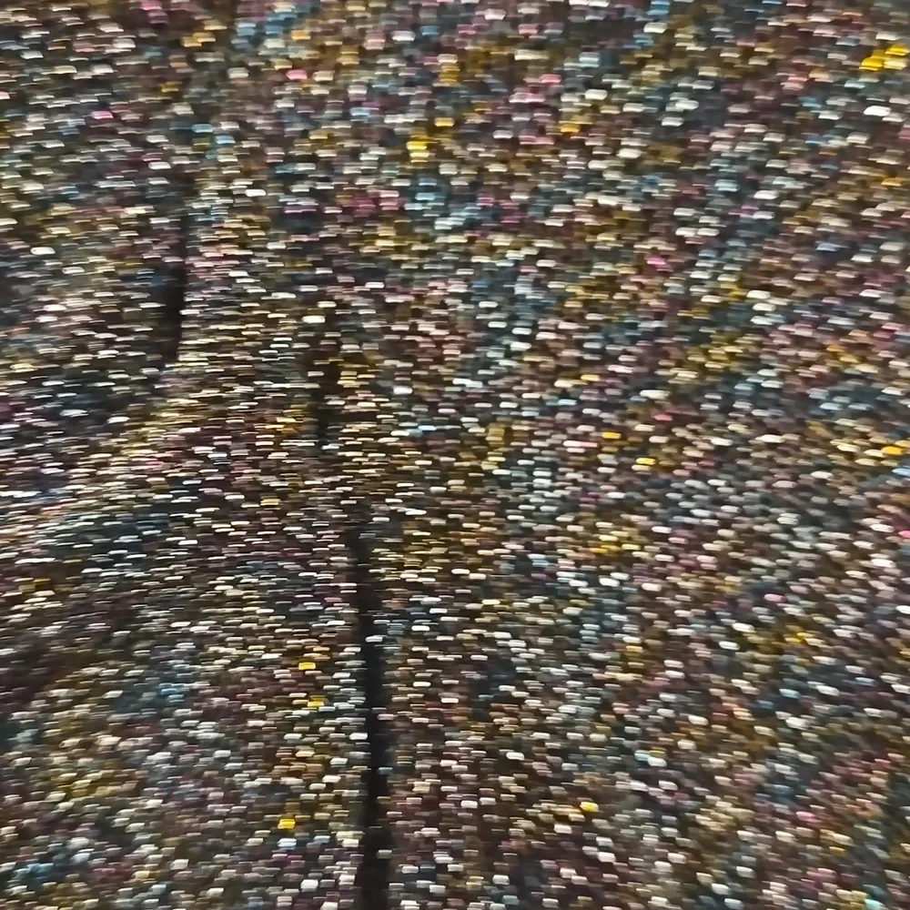 Express Metallic Multi-Colored Glittery Mini Dress - Picture 6 of 9